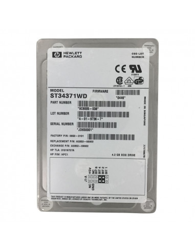 HP A3353-60002 ST34371WD 9C6005-038...