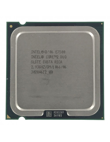 INTEL DUAL CORE CPU E7500 3MB 2.93GHZ...