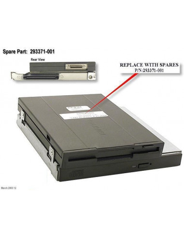 HP 293371 001 DL320G2 CD Floppy Combo...