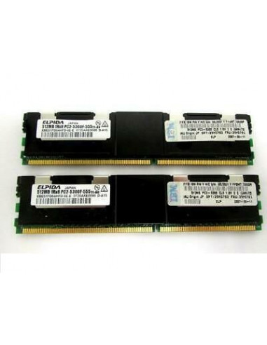 1GB Kit (2x 512MB DIMM) PC2 5300 DDR2...