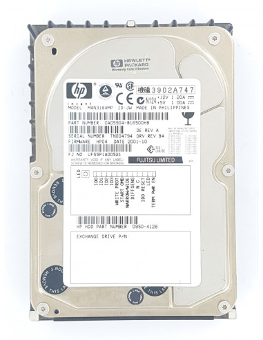 HP 0950-4128 18.2GB WIDE ULTRA3 SCSI...