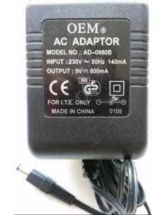 OEM AD-0980B 9V 800mA