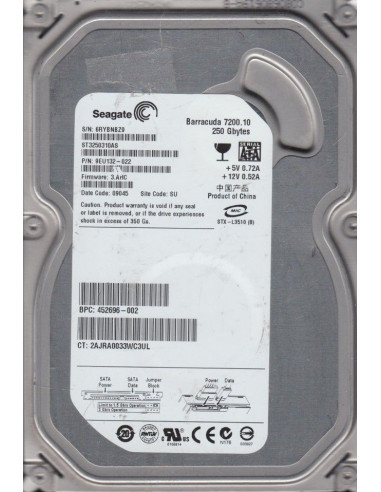 HP 9EU132-022 250GB 7.2K 3.5INCH SATA...