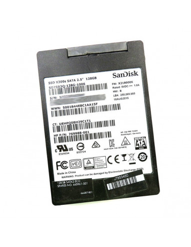 HP 769988-001 128GB SSD 2.5"...