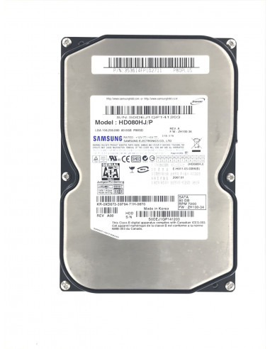 SAMSUNG HD080HJ/P 0XD673 80GB SATA...