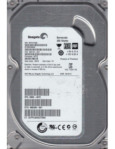 HP 1BD141-021 250 GB SATA 1.5GB 7200...