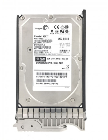 Sun 72GB 10000 RPM 3.5 inch Ultra-320...