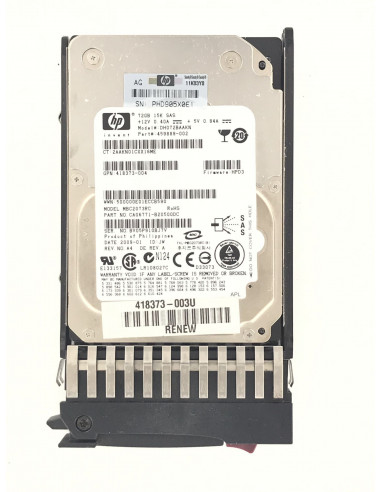 HP 418398-001 72GB 15K DP 2.5 SAS...