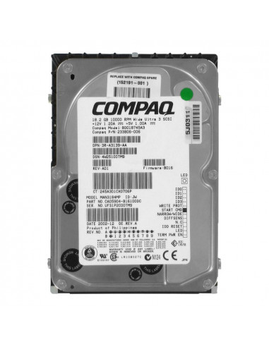 CPQ 18.2GB WIDE ULTRA3 SCSI 10K RPM...