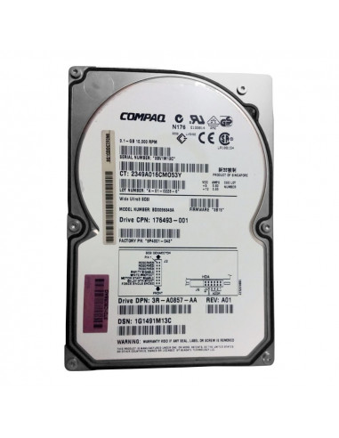 HP-Compaq 9.1GB 10K RPM 80 Pin 3.5...