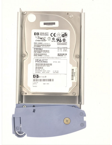 HP 9.1GB 10K LVD-SE HOT-PLUG DISK AND...