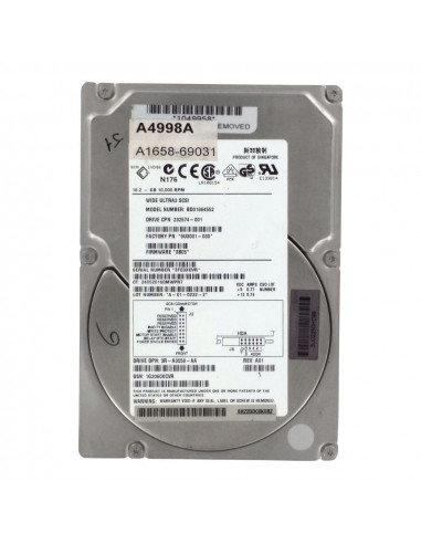 HP BD01864552 18.2 GB,Internal, 80...